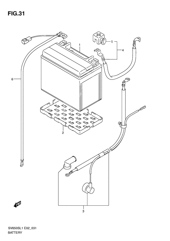 Battery              

                  Sv650sl1 e24