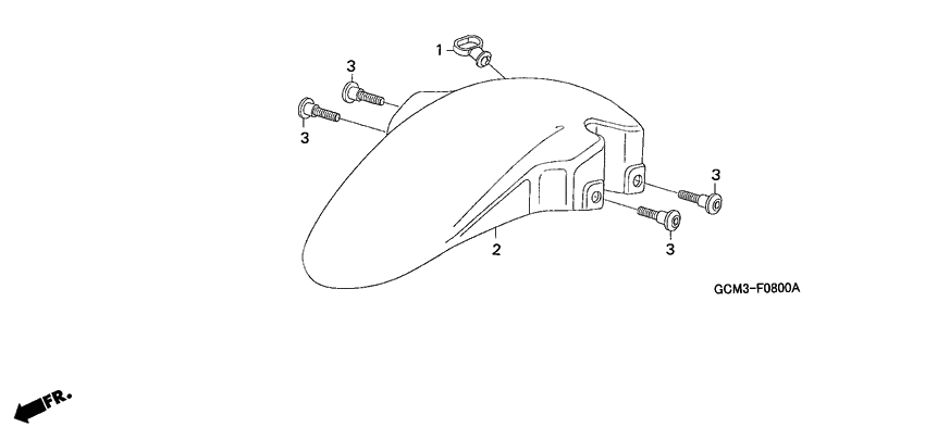 Front fender              

                  1