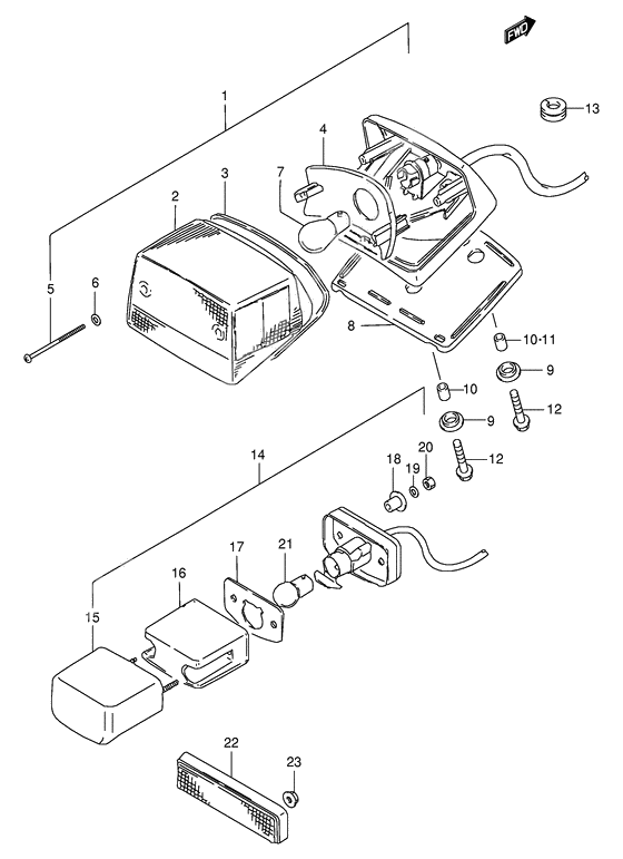 Rear combination lamp