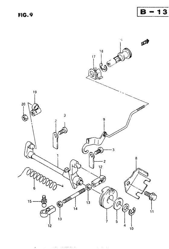 Throttle shaft