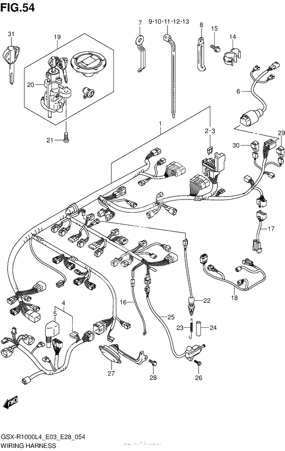 Wiring Harness (Gsx-R1000L4 E33)