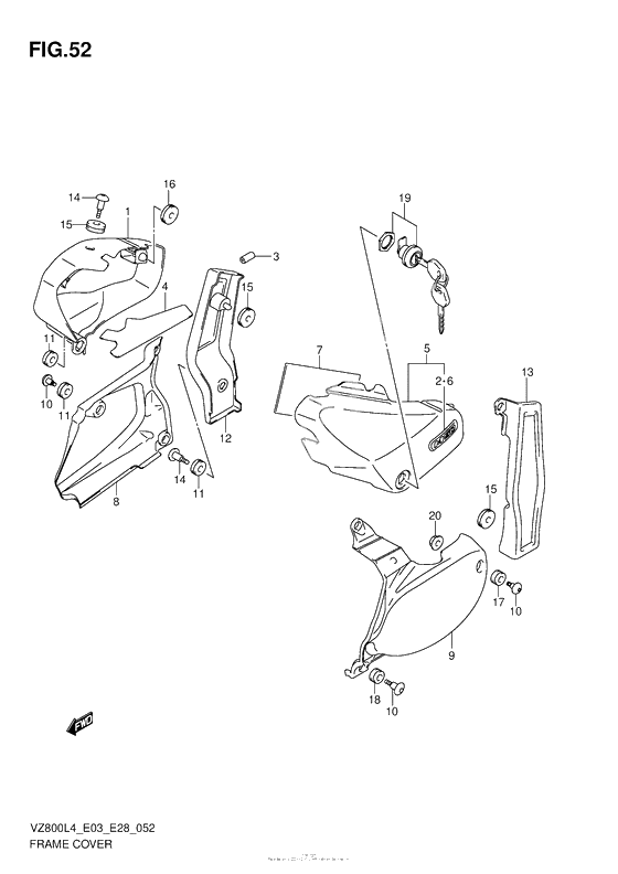 Боковые панели (Vz800L4 E03)