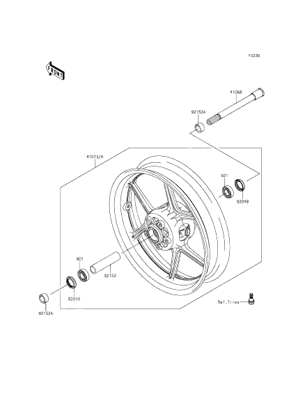 Front hub