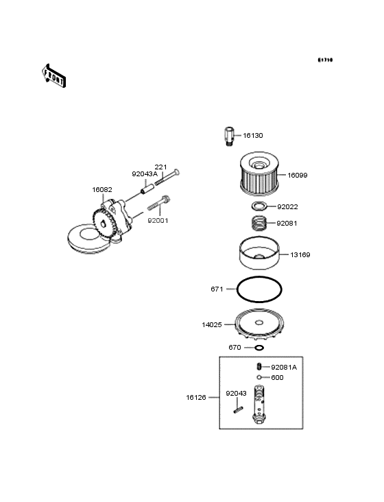 Oil pump/oil filter