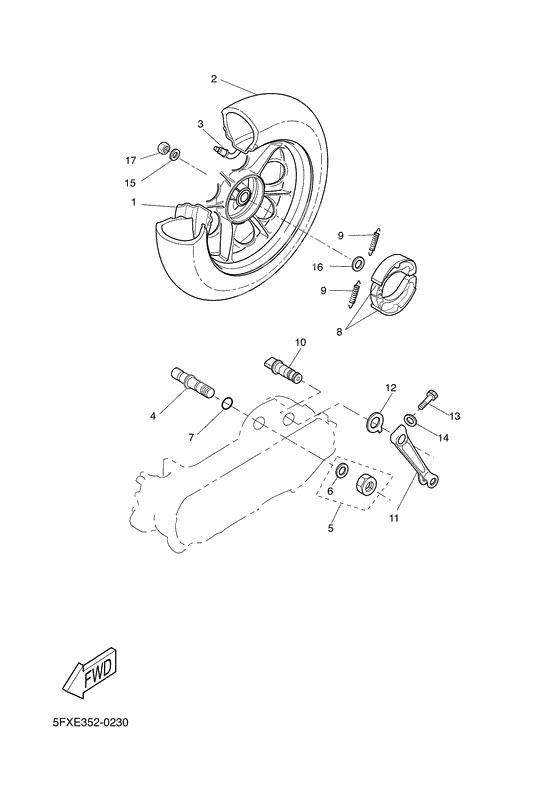 Rear wheel