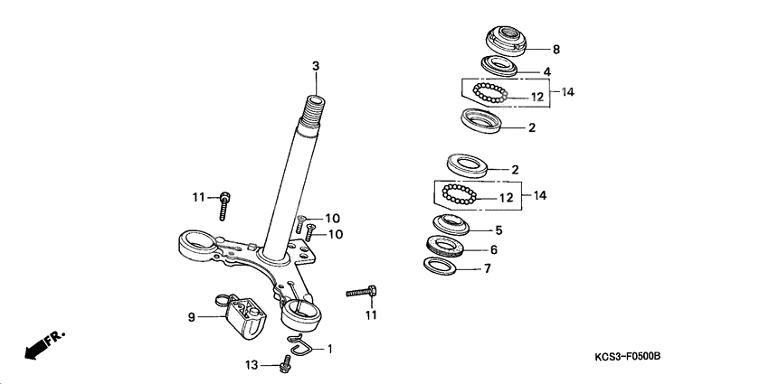 Steering stem