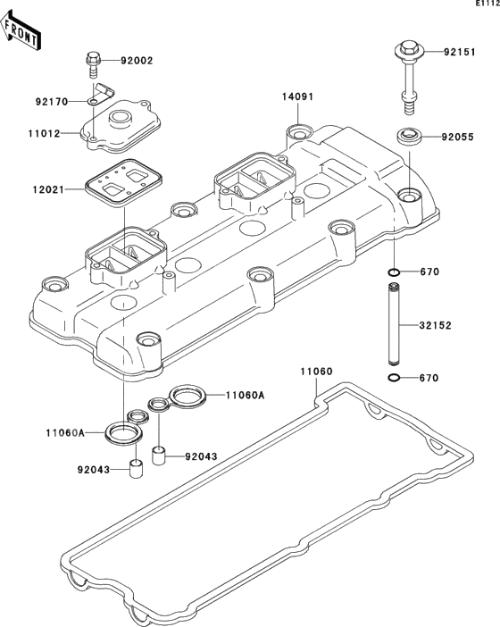 Cylinder head cover