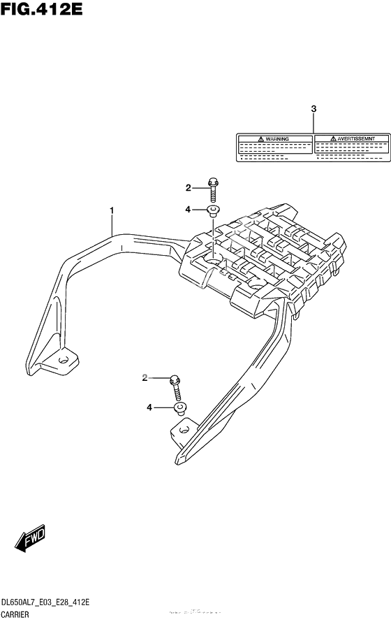 Carrier (Dl650Xal7 E28)