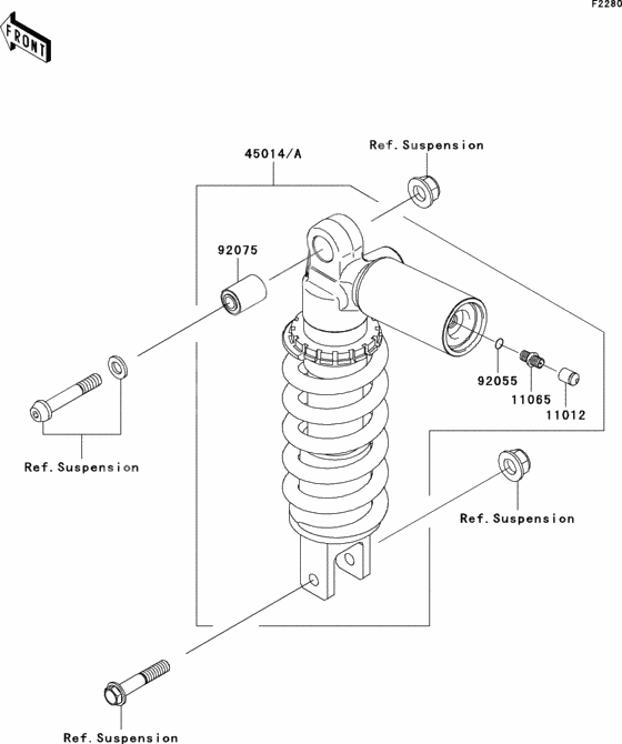 Shock absorber(s)(c7f/c8f)