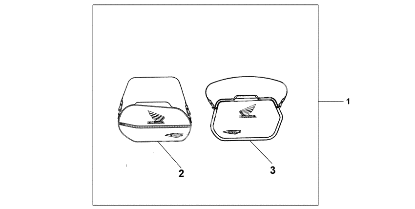 Pannier inner bag set