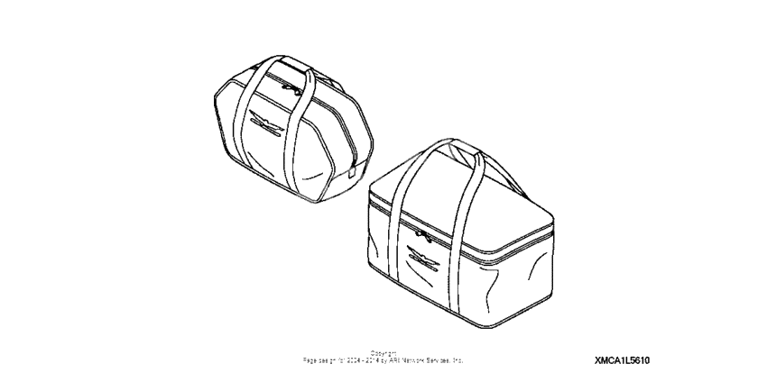 Deluxe saddlebag + trunk liner set