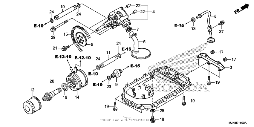 Oil pan + oil pump