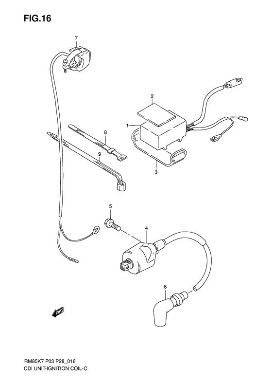 Cdi unit - ignition coil