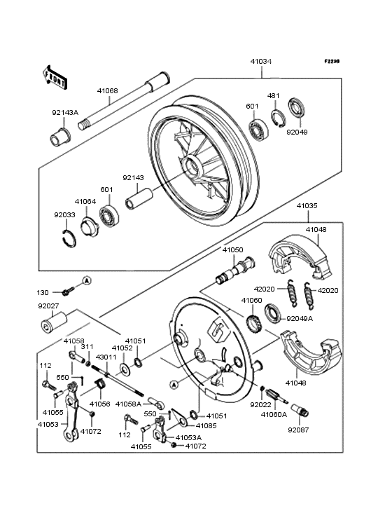 Front hub