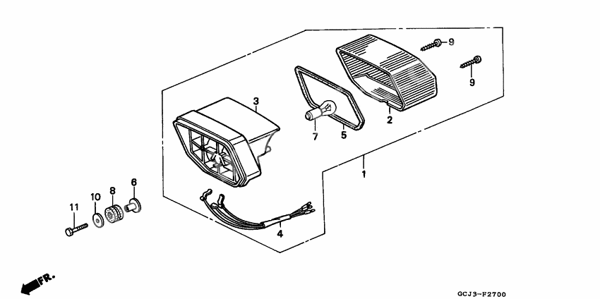 Taillight unit ass`y