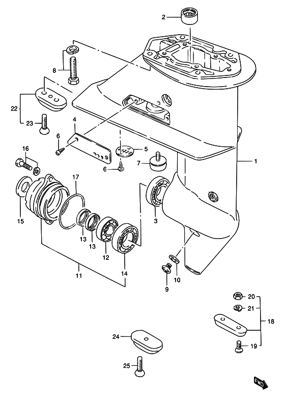 Gear case