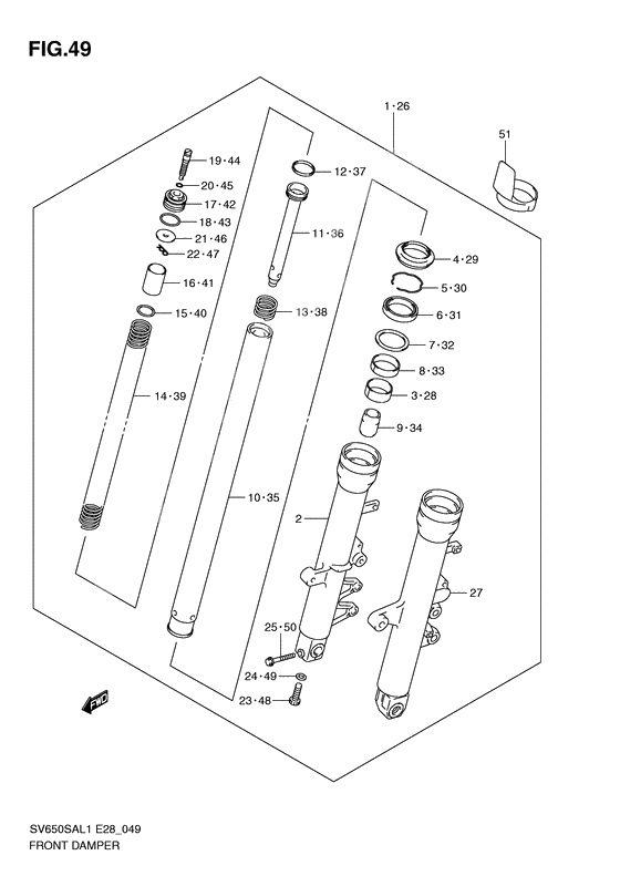 Front damper