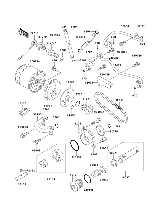 Oil pump/oil filter