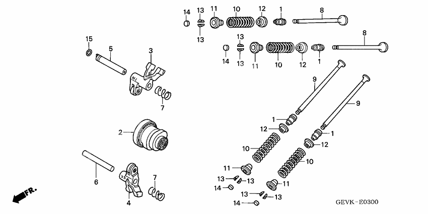 Camshaft/valve              

                  NPS505/6