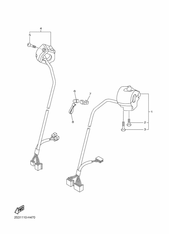 Пульт управления рулевой & Рычаг
