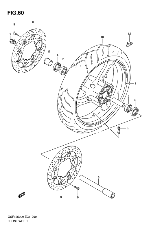 Transom + tube              

                  Gsf1250l0