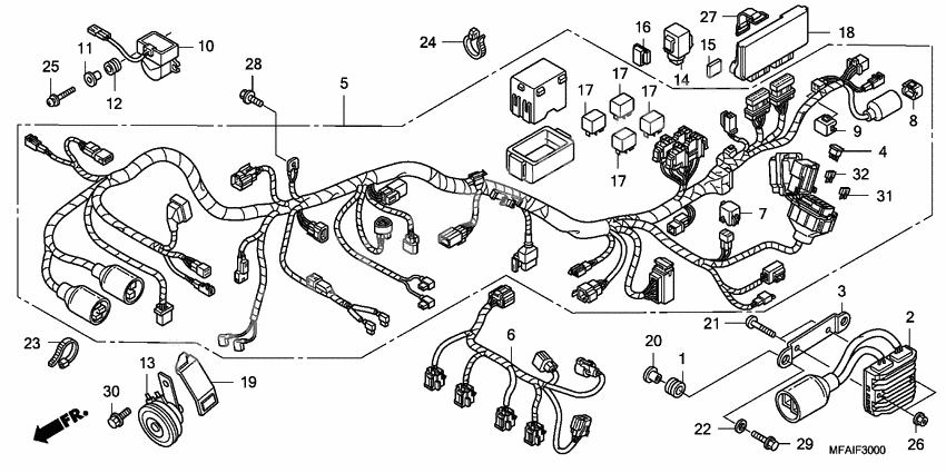 Harness wire