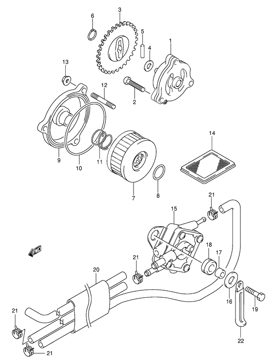 Oil pump - fuel pump