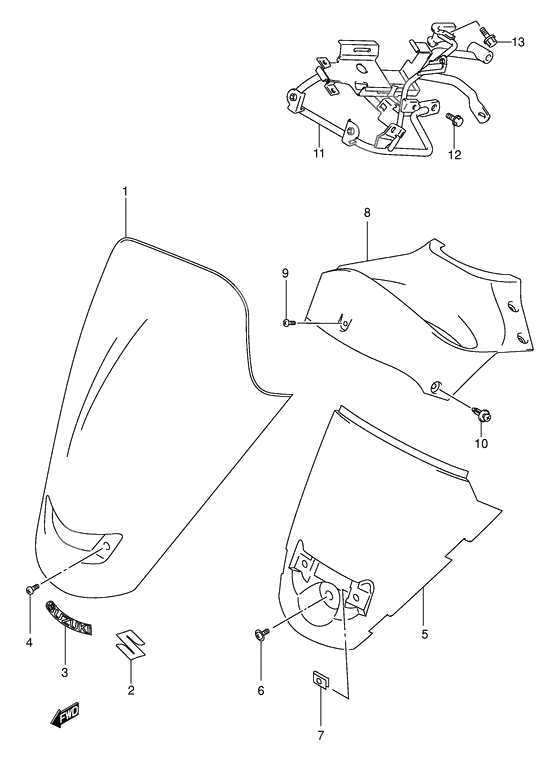 Meter visor              

                  Model x