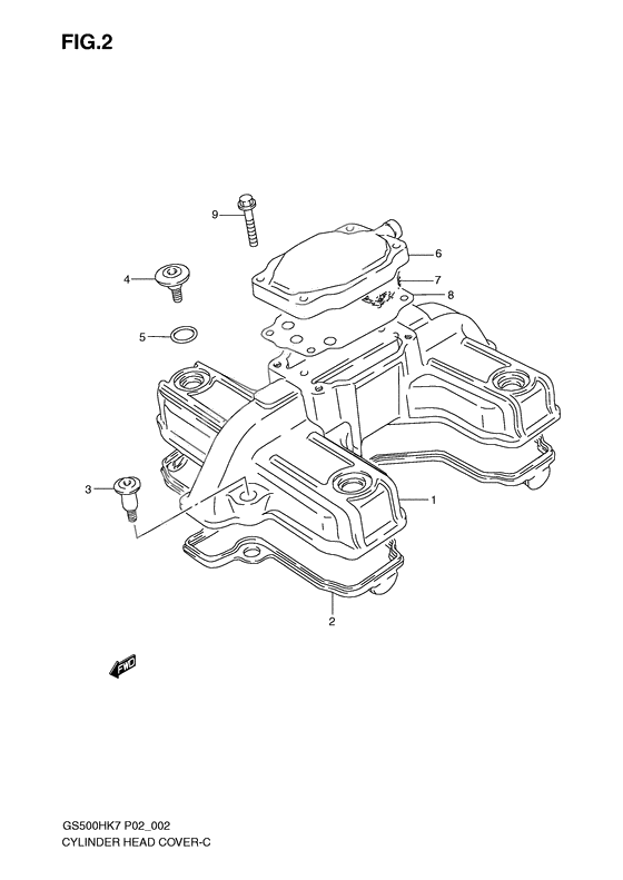 Cylinder head cover