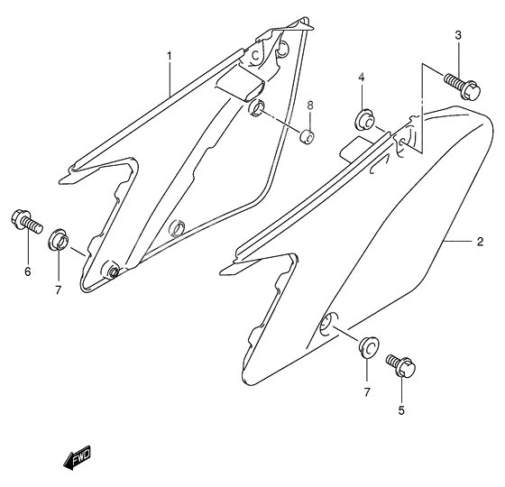 Frame cover              

                  Model k3/k4/k5