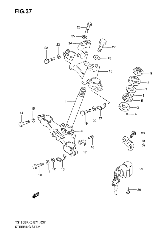 Steering stem