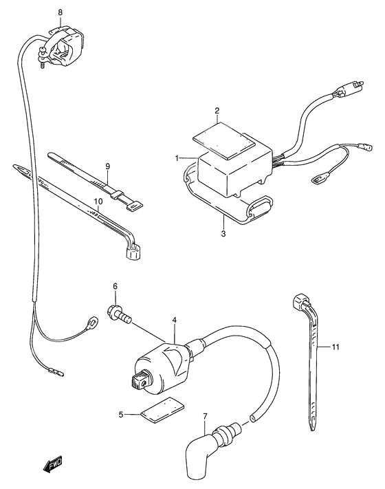 Cdi unit - ignition coil