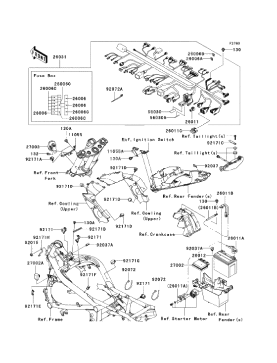 Chassis electrical equipment