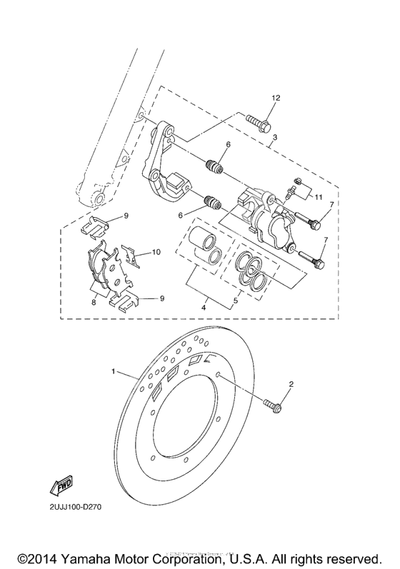 Передний тормоз