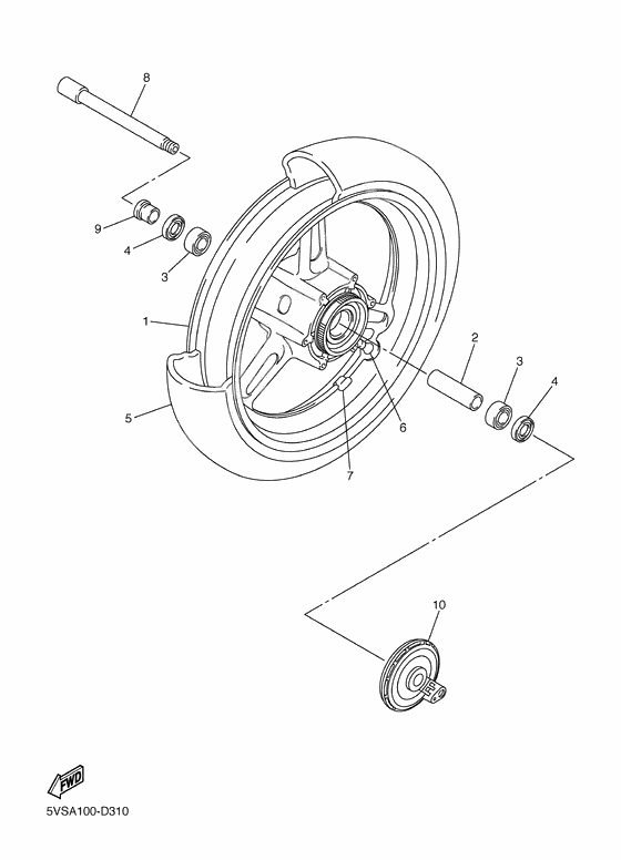 Front wheel