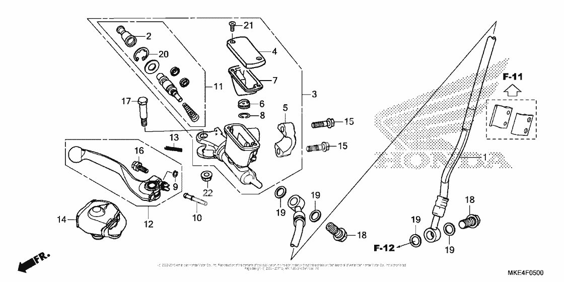 Передний тормозной цилиндр