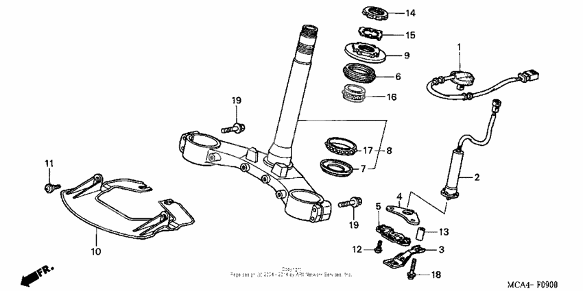 Steering stem