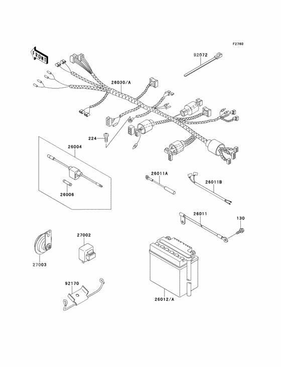 Chassis electrical equipment