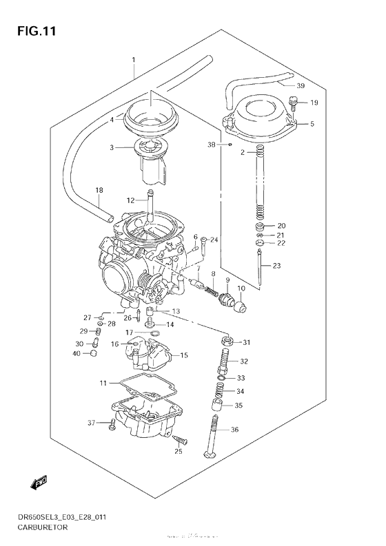 Carburetor (Dr650Sel3 E03)