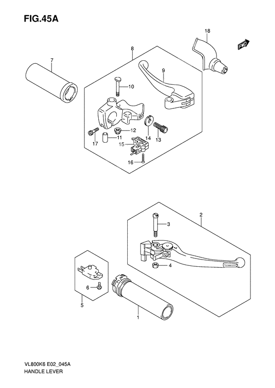 Handle lever              

                  Model k7/k8/k9/l0