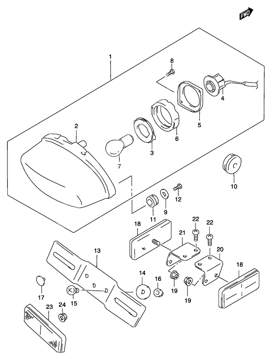 Rear combination lamp