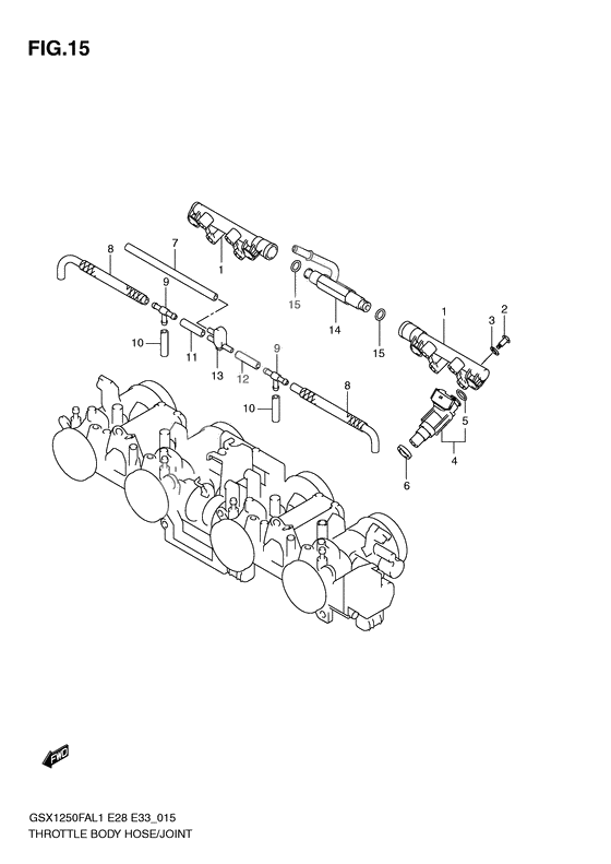 Throttle body hose/joint              

                  Gsx1250fal1 e28