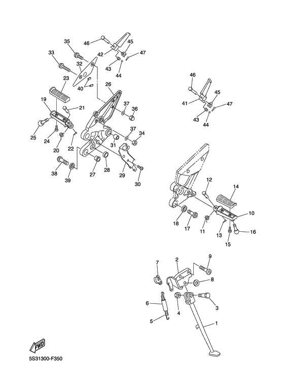 Подножки & Подставка