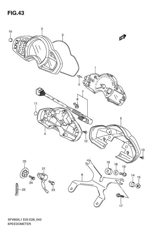 Speedometer              

                  Sfv650al1 e33