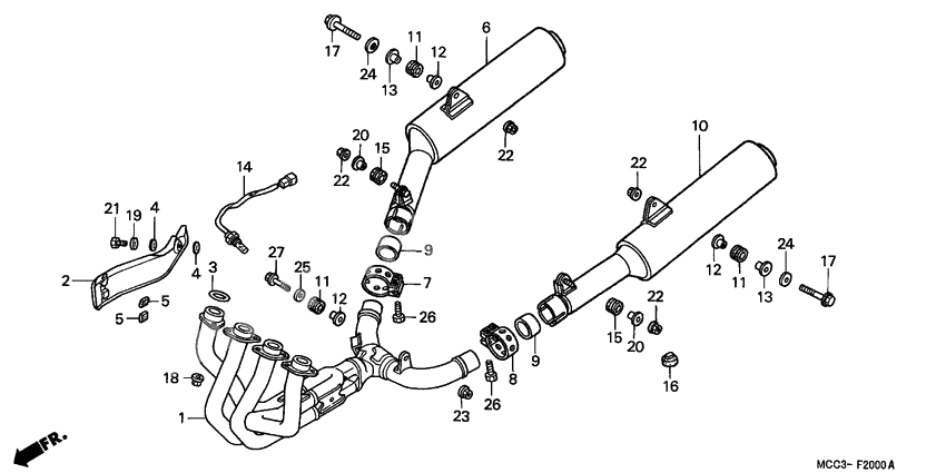 Exhaust muffler