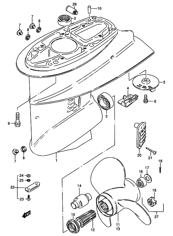 Gear case