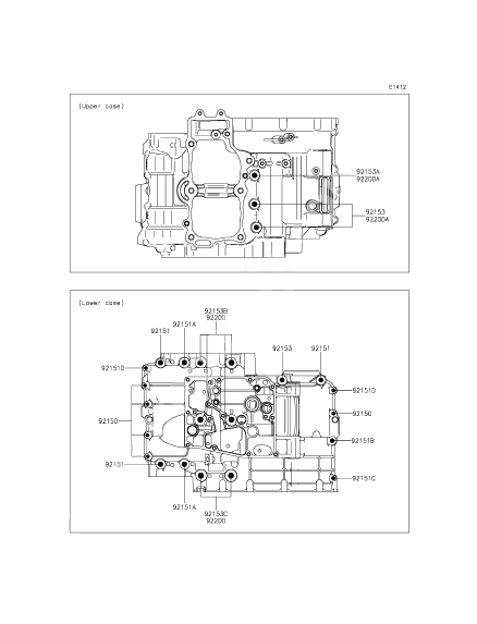 Crankcase Bolt Pattern