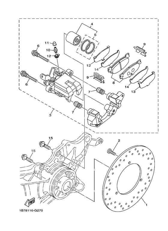 Rear Brake Calliper