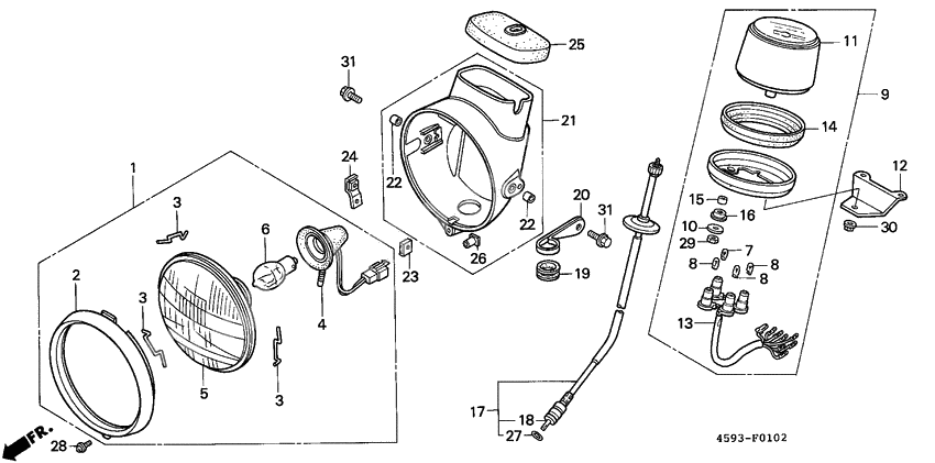 Headlight/meter              

                  3