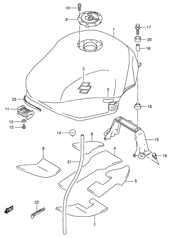 Tank fuel              

                  Model k5/k6